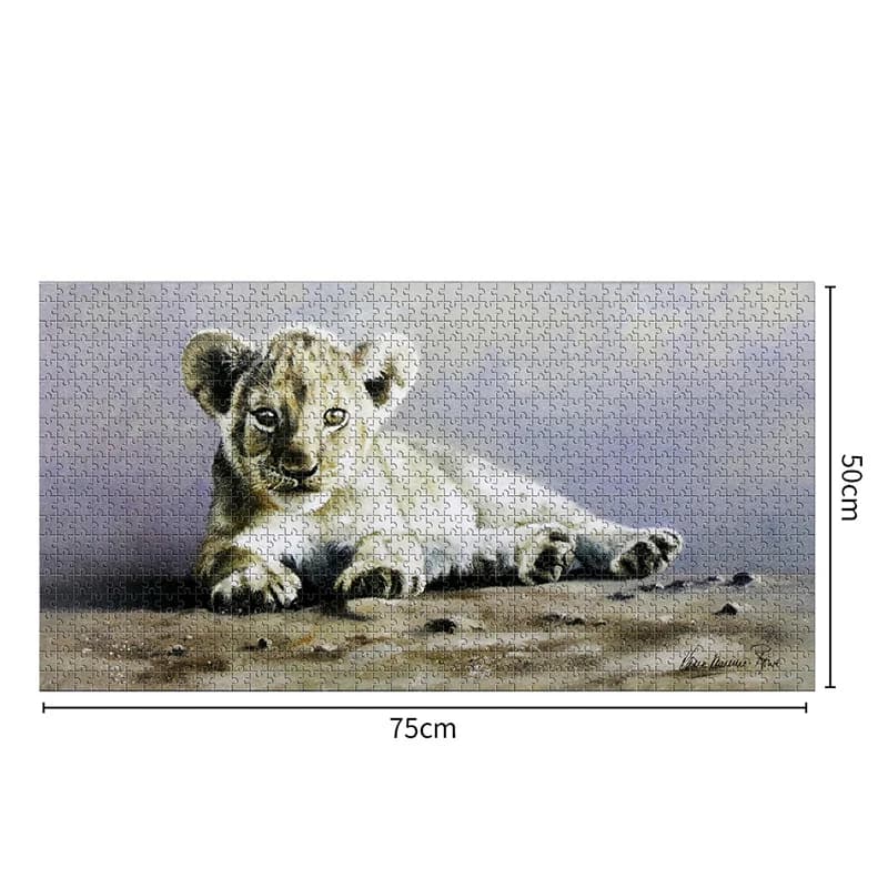 Perfect gift custom lionet design for Adul 1000 Pieces decompression paper Jigsaw Puzzle ZC-JS002 — original catalogue image 1