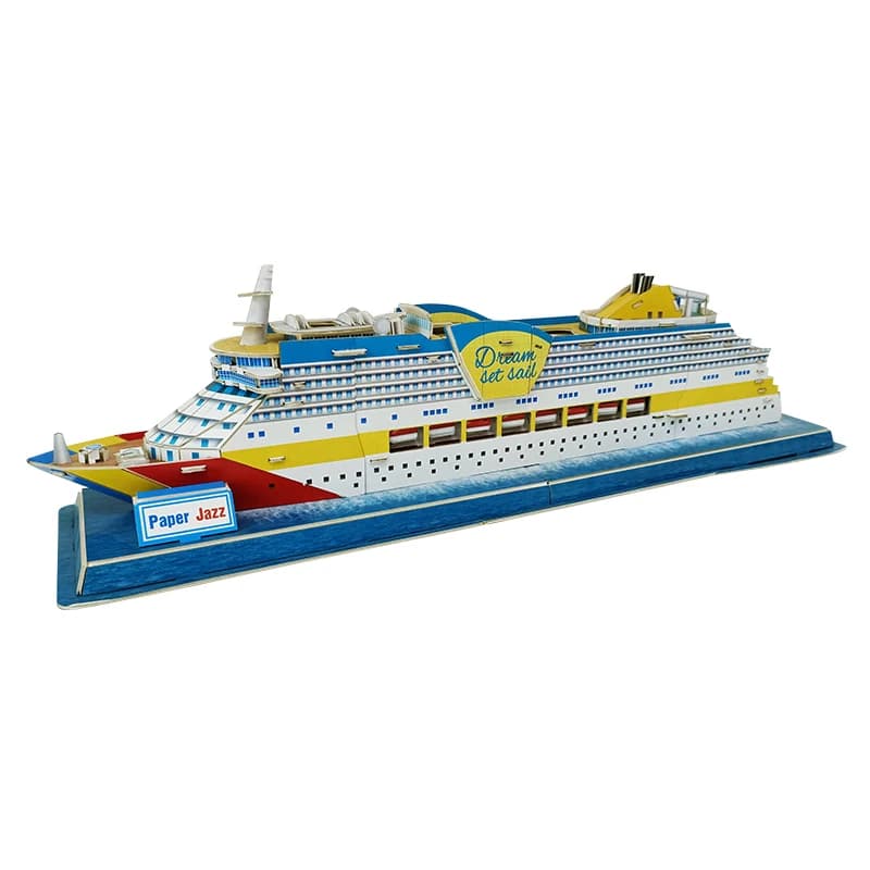 Unique Design 3D Foam Puzzle Cruise Ship Model For Display ZC-V001A — original catalogue image 1