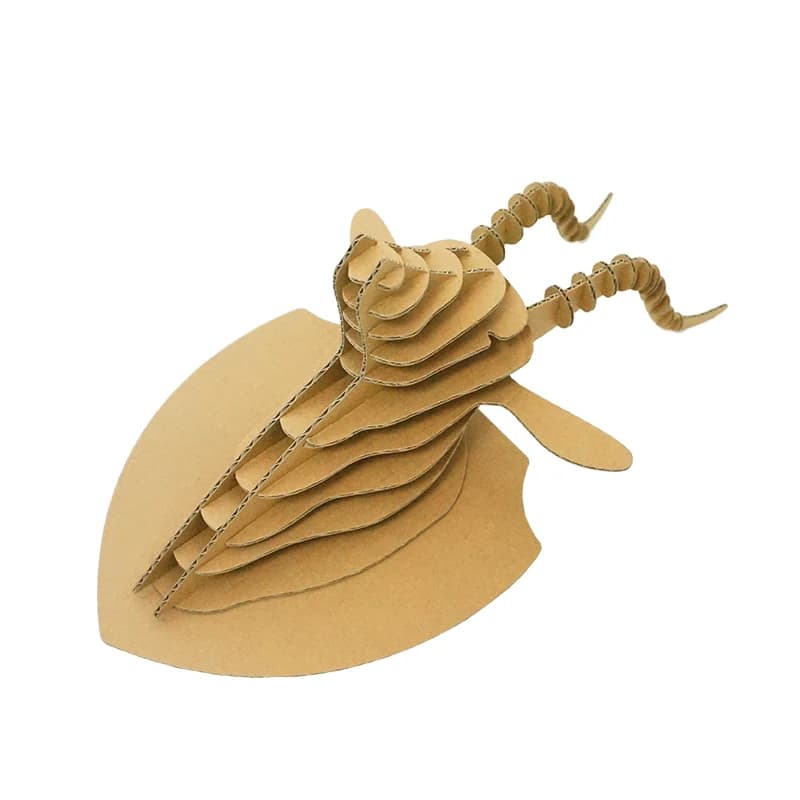 antelope design model DIY cardboard 3D puzzle CS157 — original catalogue image 1