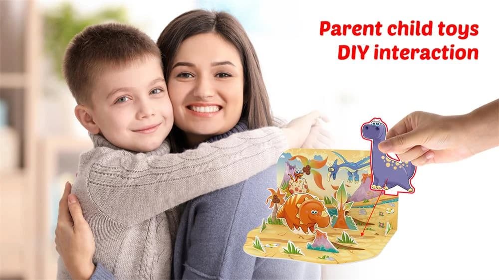 direct sales 3d Foam Puzzle dinosaur scenes series ZC-SM02 — original detail illustration