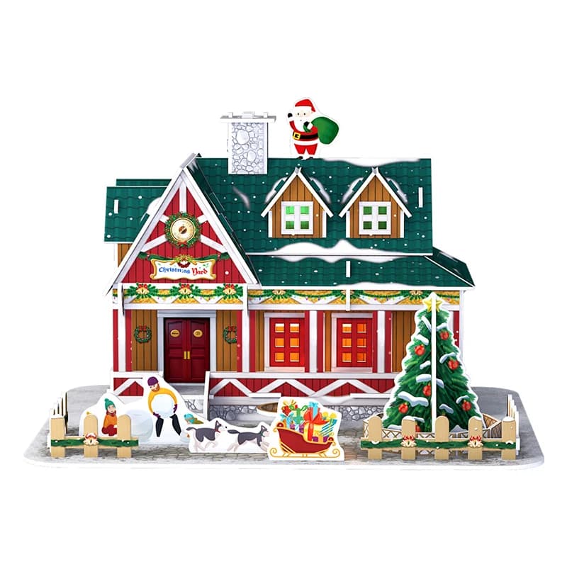 DIY Toy 3d Puzzle Christmas Yard Building Series ZC-C025 — original catalogue image 1