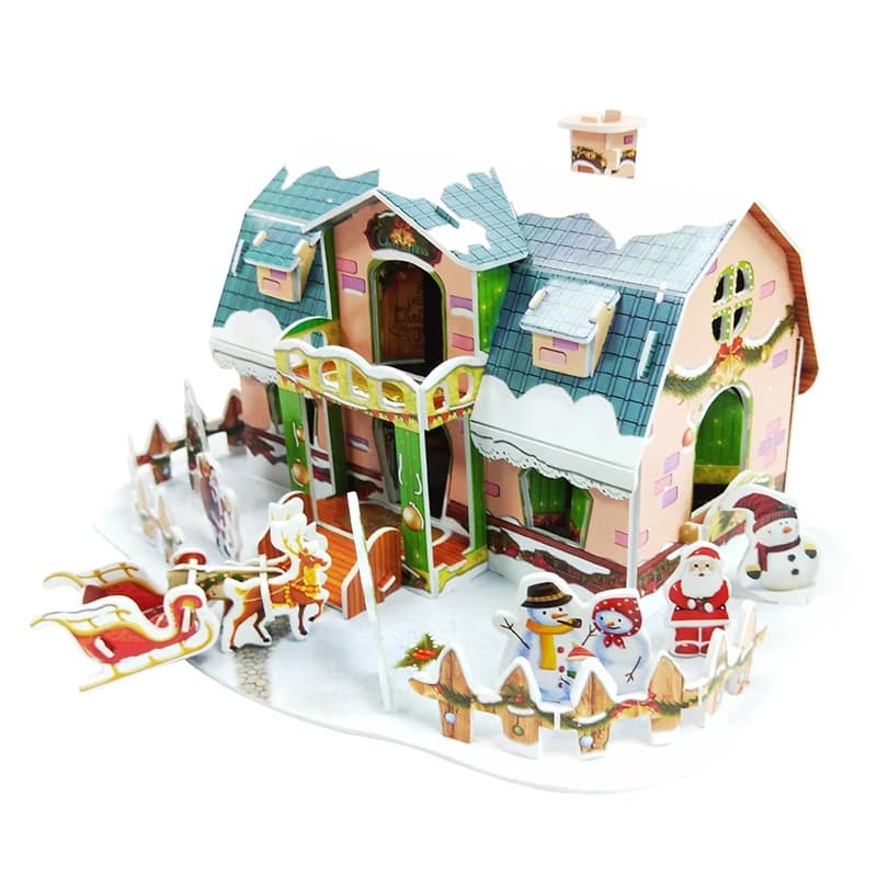 DIY Toy 3d Puzzle Christmas Yard Building Series ZC-C021 — original catalogue image 1