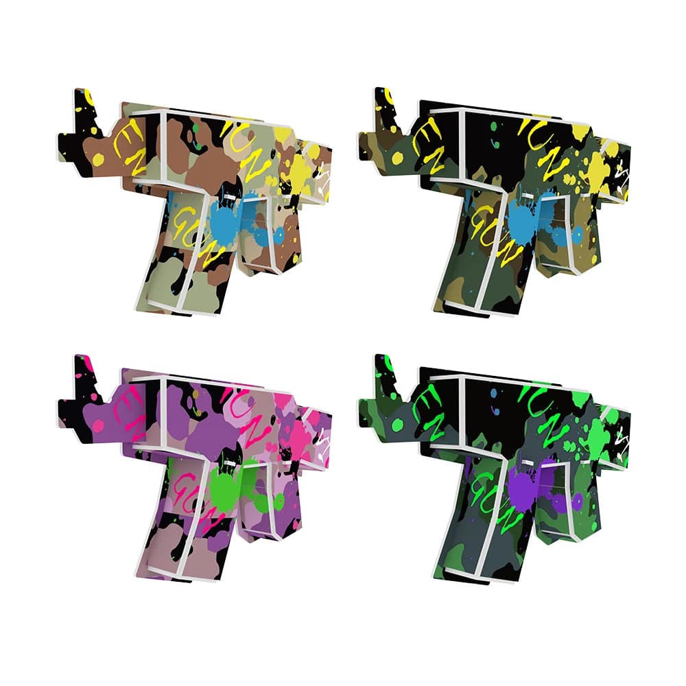 Hot selling DIY Toy Cosplay prop EPS foam 3d Puzzle Camouflage gun Series ZC-O001 — original catalogue image 1