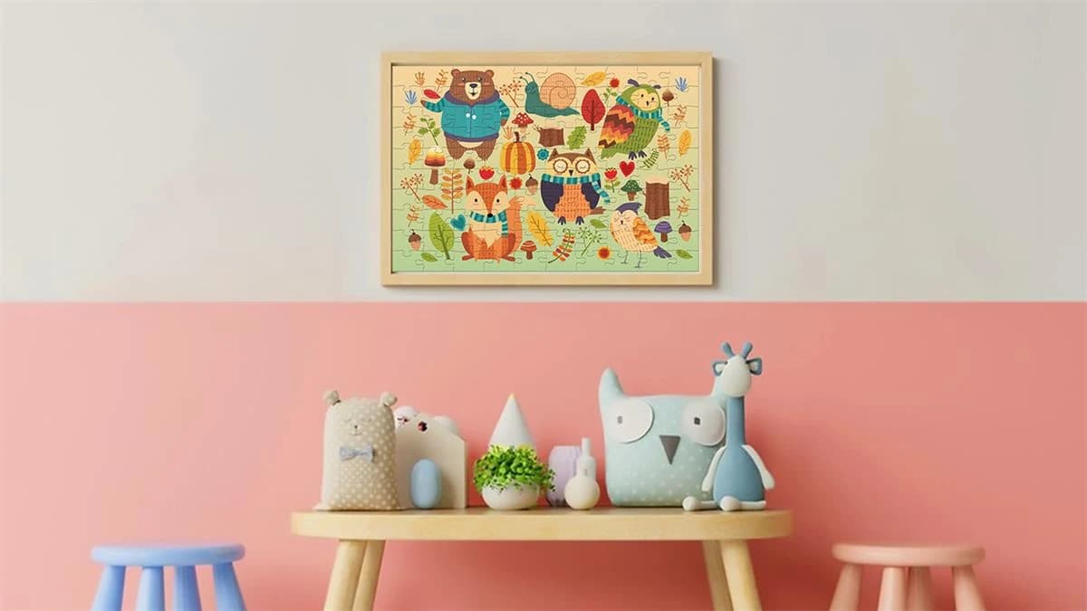 ELC toys ink double-side pattern Jigsaw Puzzles For kids ZC-45001 — original detail illustration
