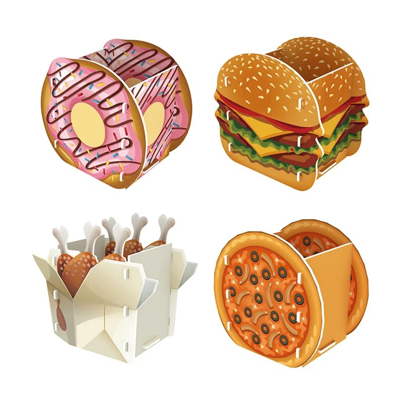 Hot selling DIY Toy pen holder EPS foam 3d Puzzle with Animal ,car, Festival ,food Series ZC-P001 — original catalogue image 1