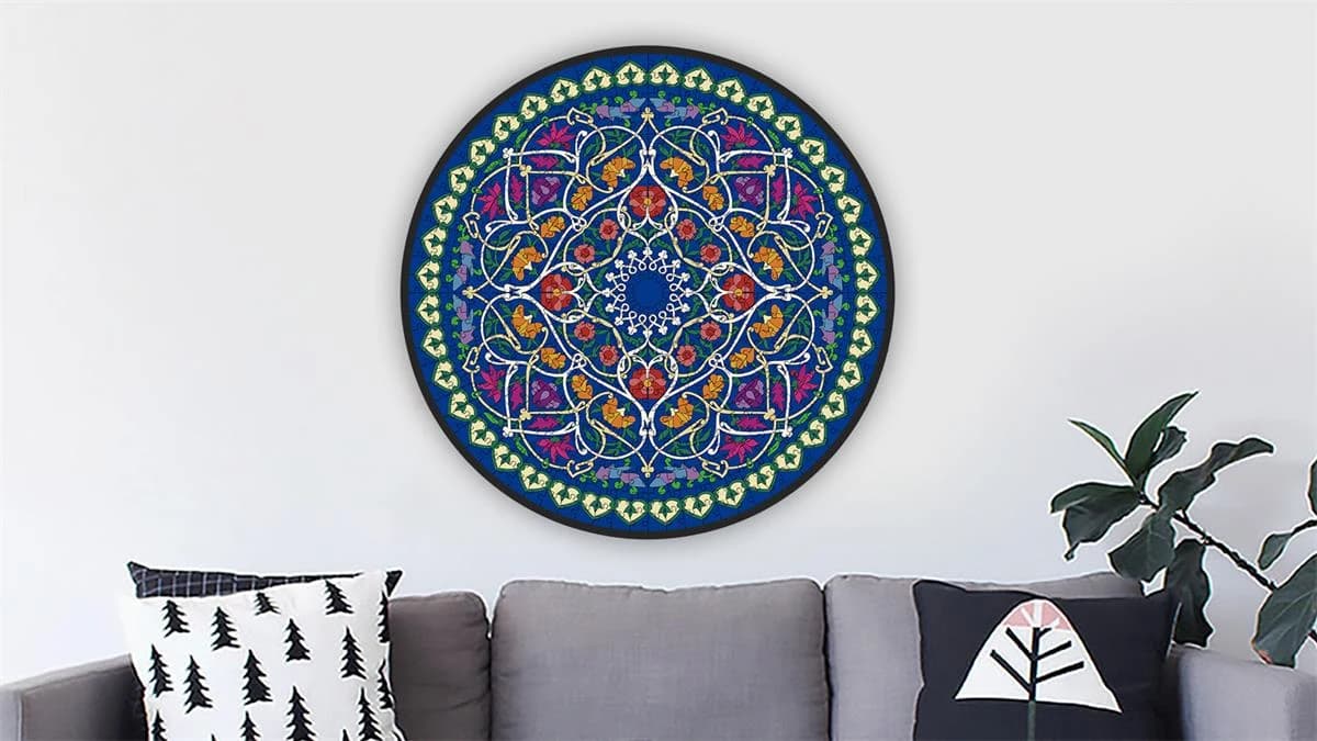 500 pieces kaleidoscope Jigsaw Puzzles ZC-JS001-1 — original detail illustration