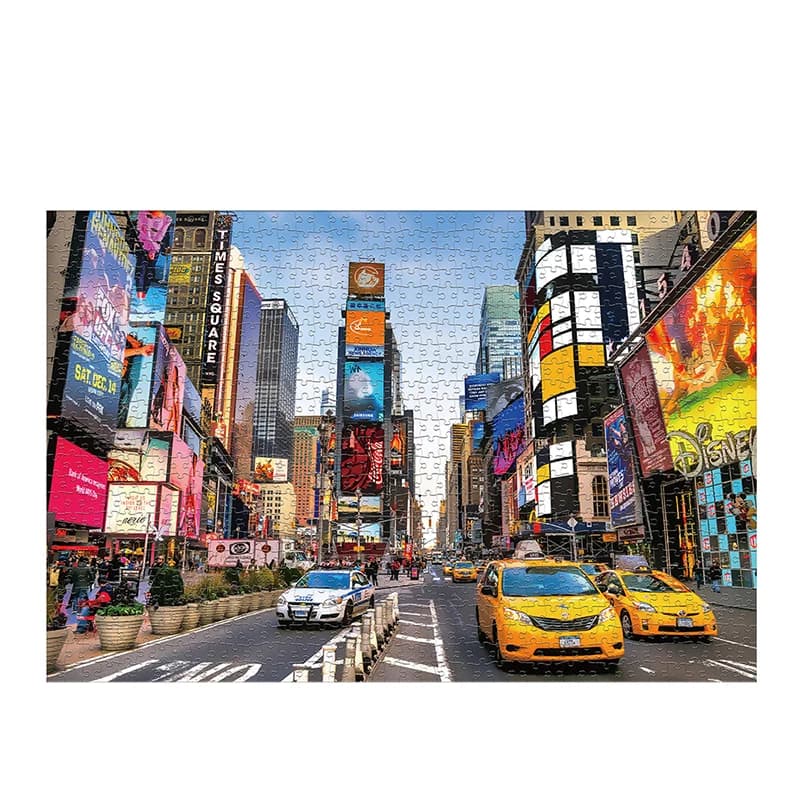 Times Square 1000 Piece Jigsaw Puzzle For Adults Family Game ZC-75001 — original catalogue image 1