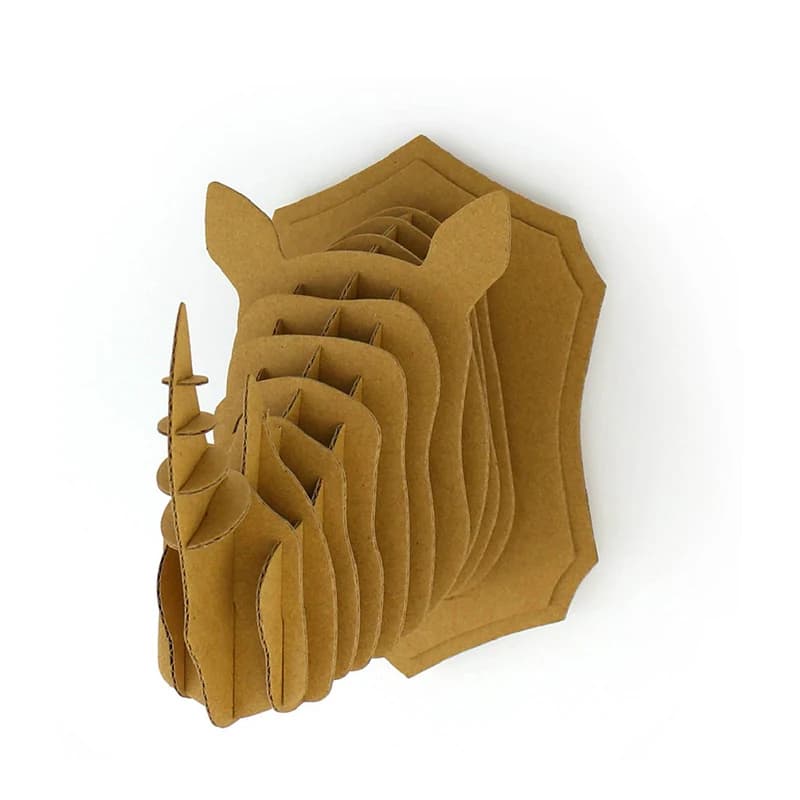 Rhinoceros 3D Puzzle Paper Model For Home Desktop Decoration CS142 — original catalogue image 1