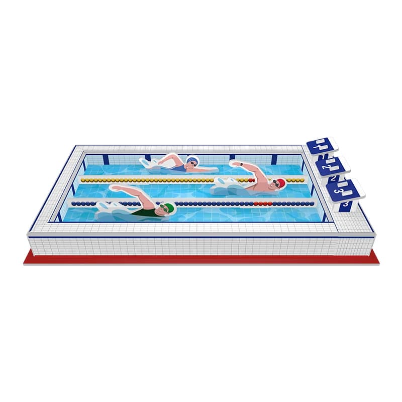 Toy DIY Paper Children Best Jigsaw Puzzle Toy Swimming Tennis Sport Jigsaw Puzzle ZC-SM04 — original catalogue image 1