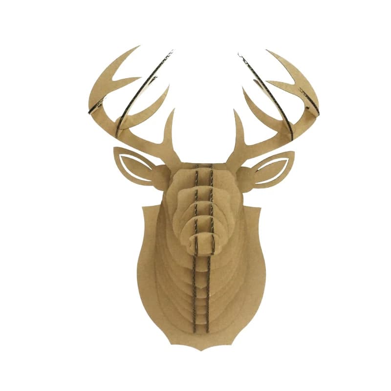 Deer Head 3D Puzzle for Wall Hanging Decoration CS148 — original catalogue image 1
