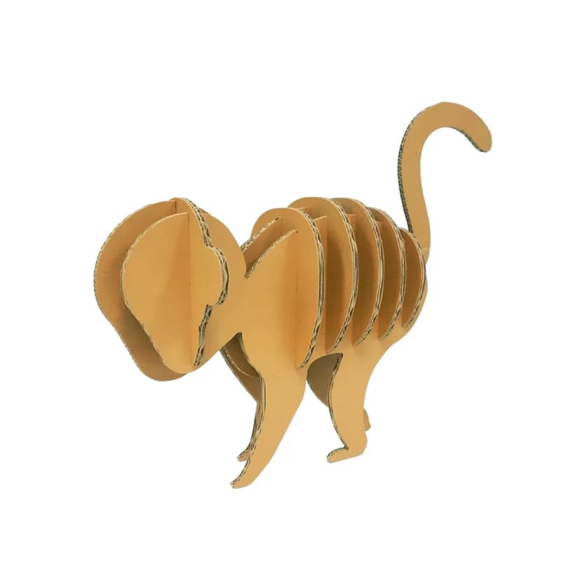DIY The Monkey corrugated cardboard 3D Puzzle for home decoration CS171 — original catalogue image 1