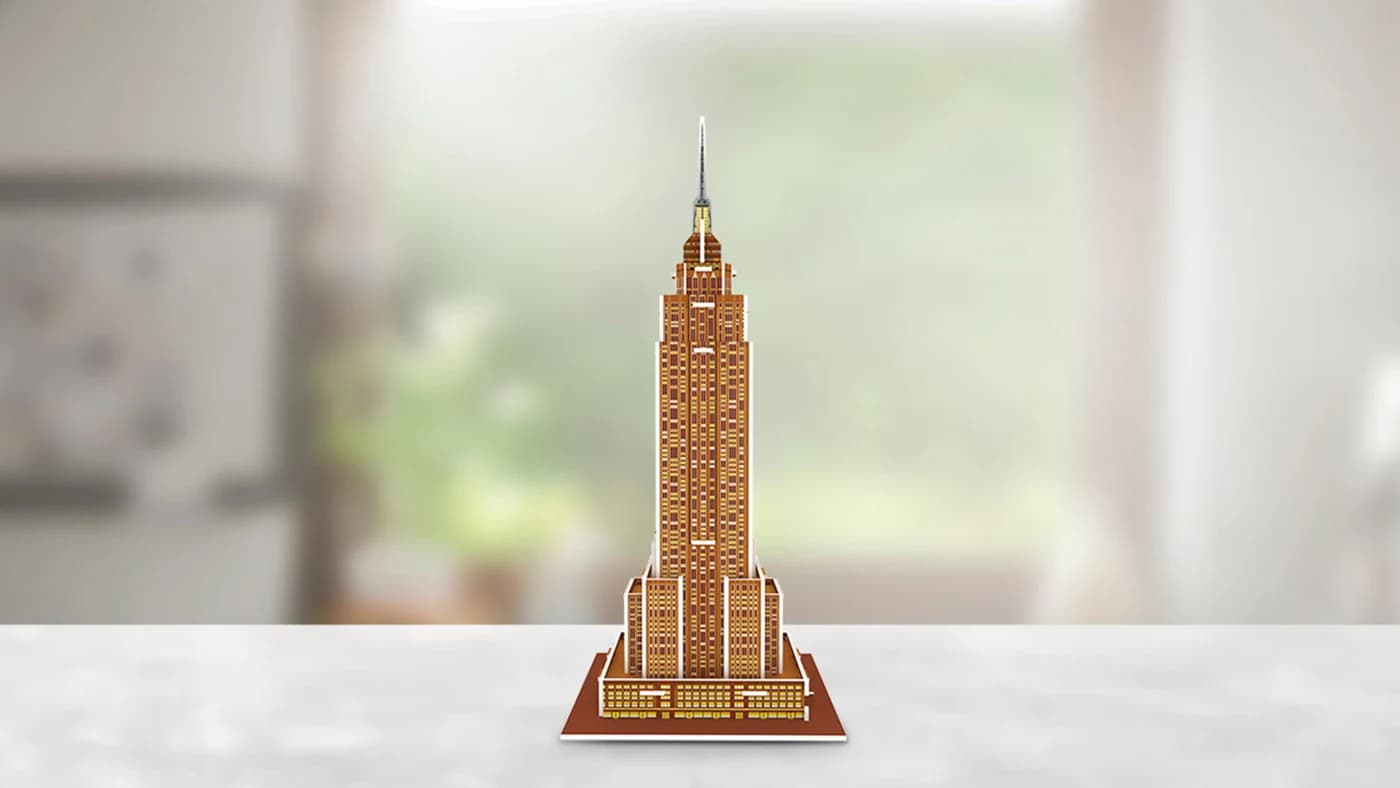 World Famous Building Model EPS Foam 3d Puzzles DIY Gift For Children ZC-B004 — original detail illustration