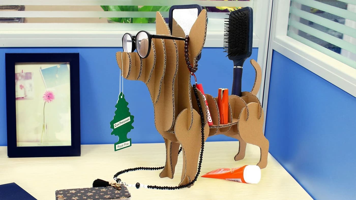 Unique Design Puppy Chihuahua Shaped 3D Puzzle CC421 — original detail illustration