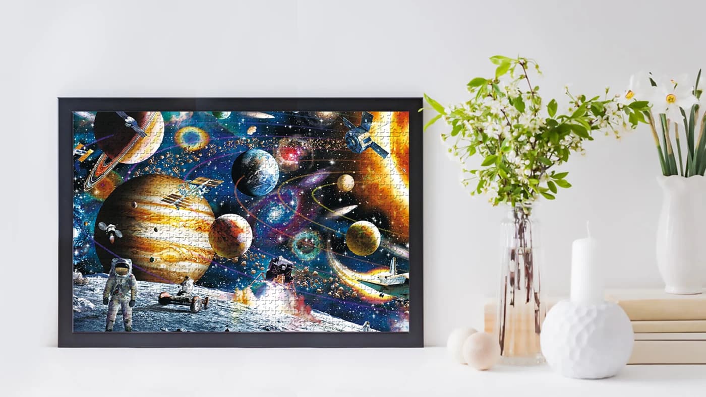Custom Space Universe design for adults 1000 Pieces decompression paper Jigsaw Puzzle ZC-MP004 — original detail illustration
