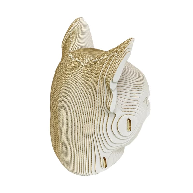 DIY Cat Head 3D Puzzle Corrugated Cardboard For Home Office Decoration ZCDC-DW09-1 — original catalogue image 1
