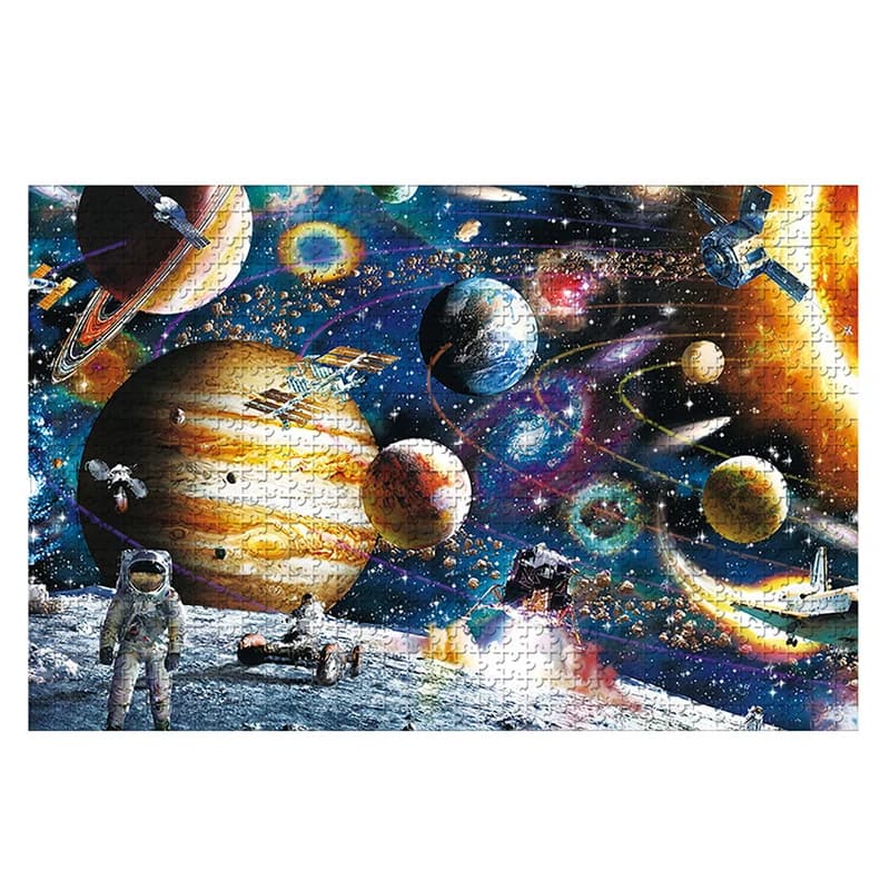 Custom Space Universe design for adults 1000 Pieces decompression paper Jigsaw Puzzle ZC-MP004 — original catalogue image 1