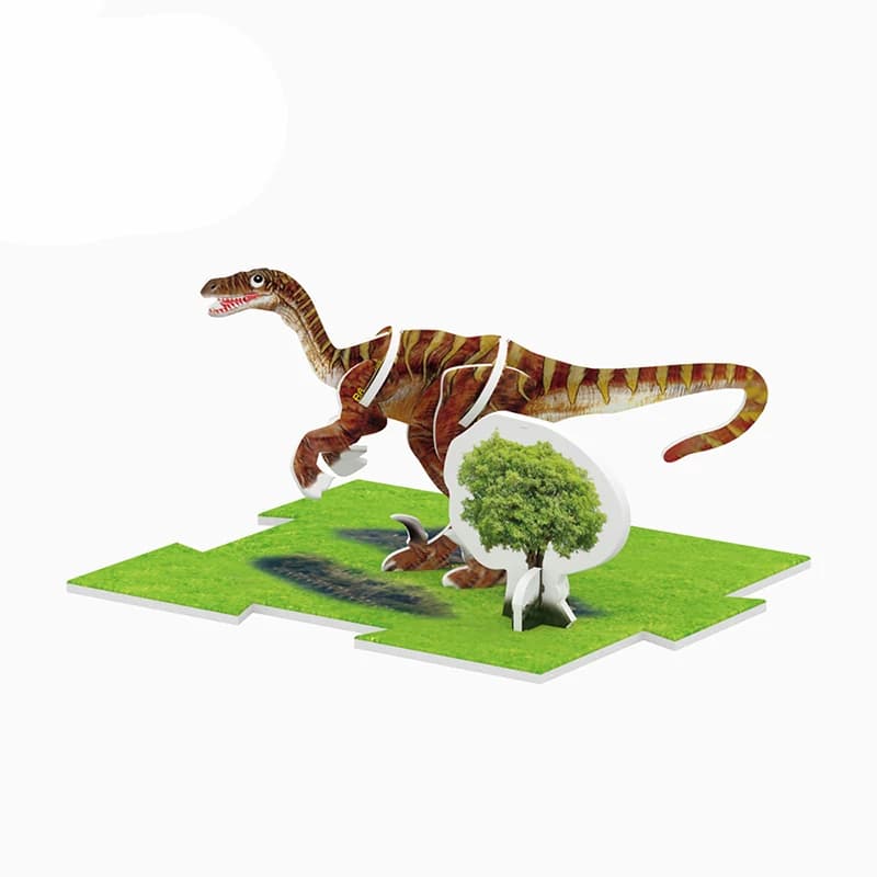 12 Types of Kids Dinosaur World 3D Puzzle Games Collectable Puzzle Toys ZC-A006 — original catalogue image 1