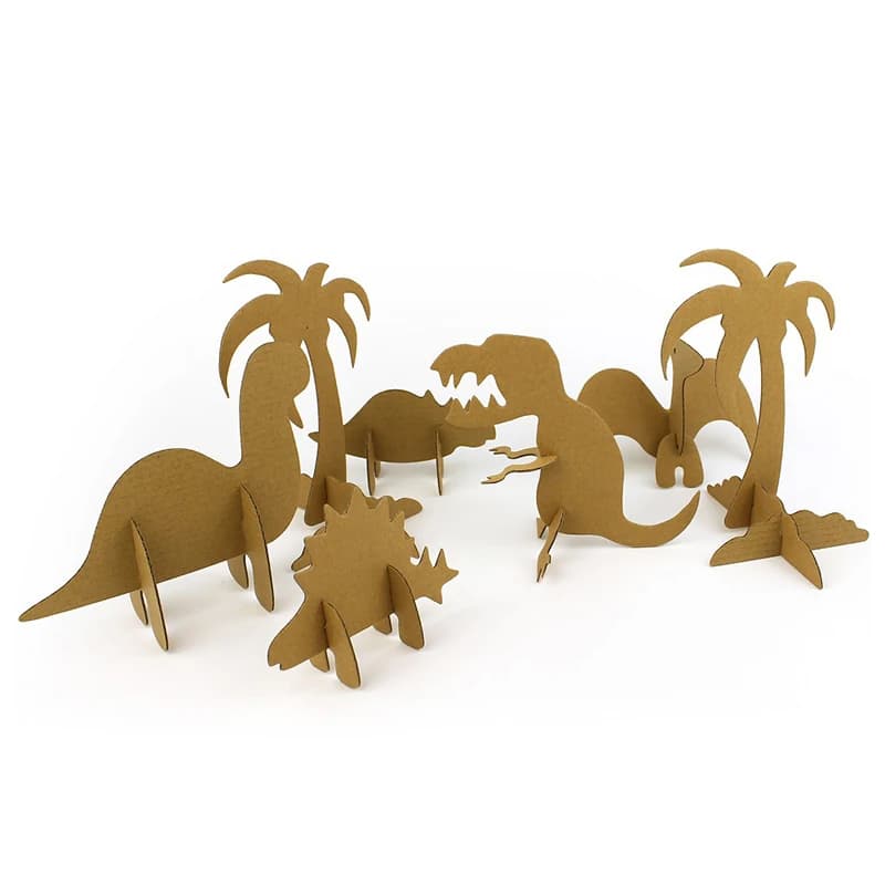 Dinosaur series 3D Puzzle Paper Model For kids assembling and doodling CG131 — original catalogue image 1