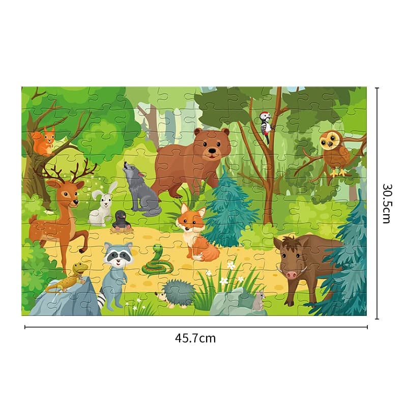 ELC toys ink double-side pattern Jigsaw Puzzles For kids ZC-45001 — original catalogue image 1