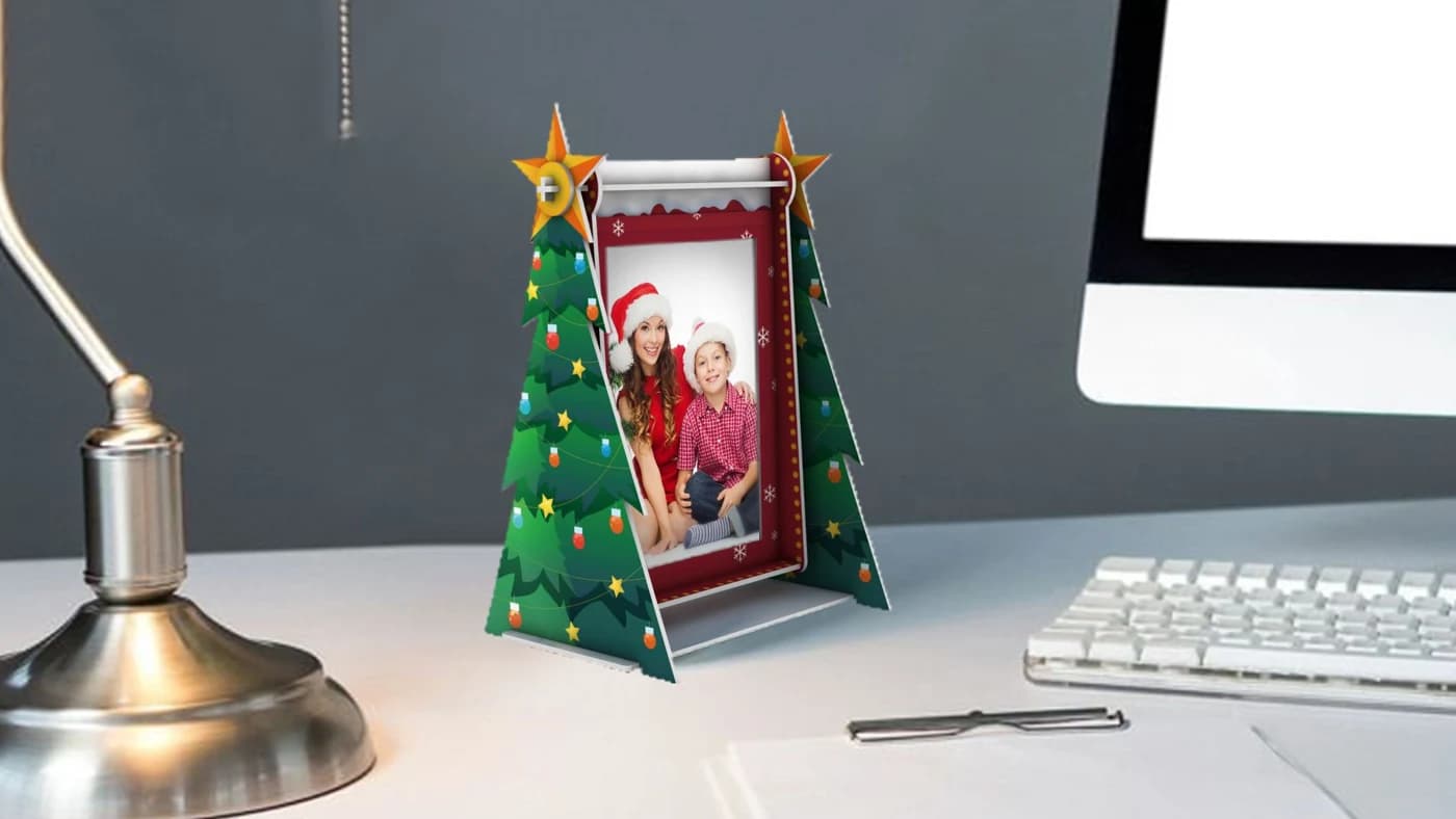 3D Assembly Puzzles hot-selling Christmas theme frame ZC-C013 — original detail illustration