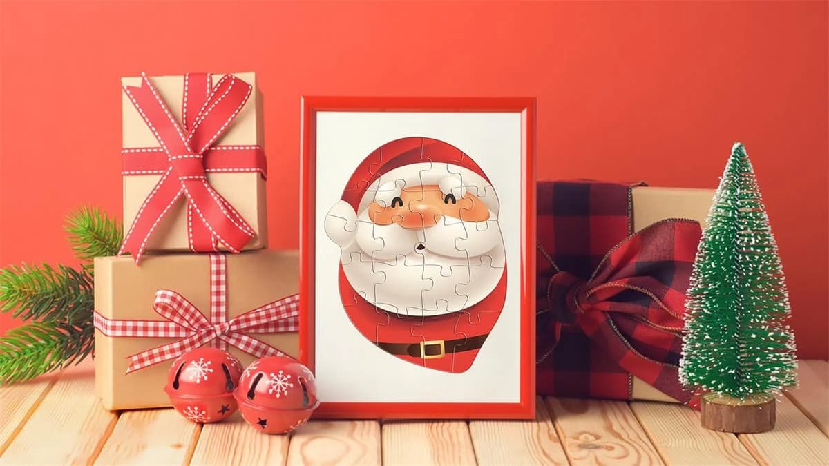 ELC toys ink Christmas figures Jigsaw Puzzles For kids ZC-20001 — original detail illustration