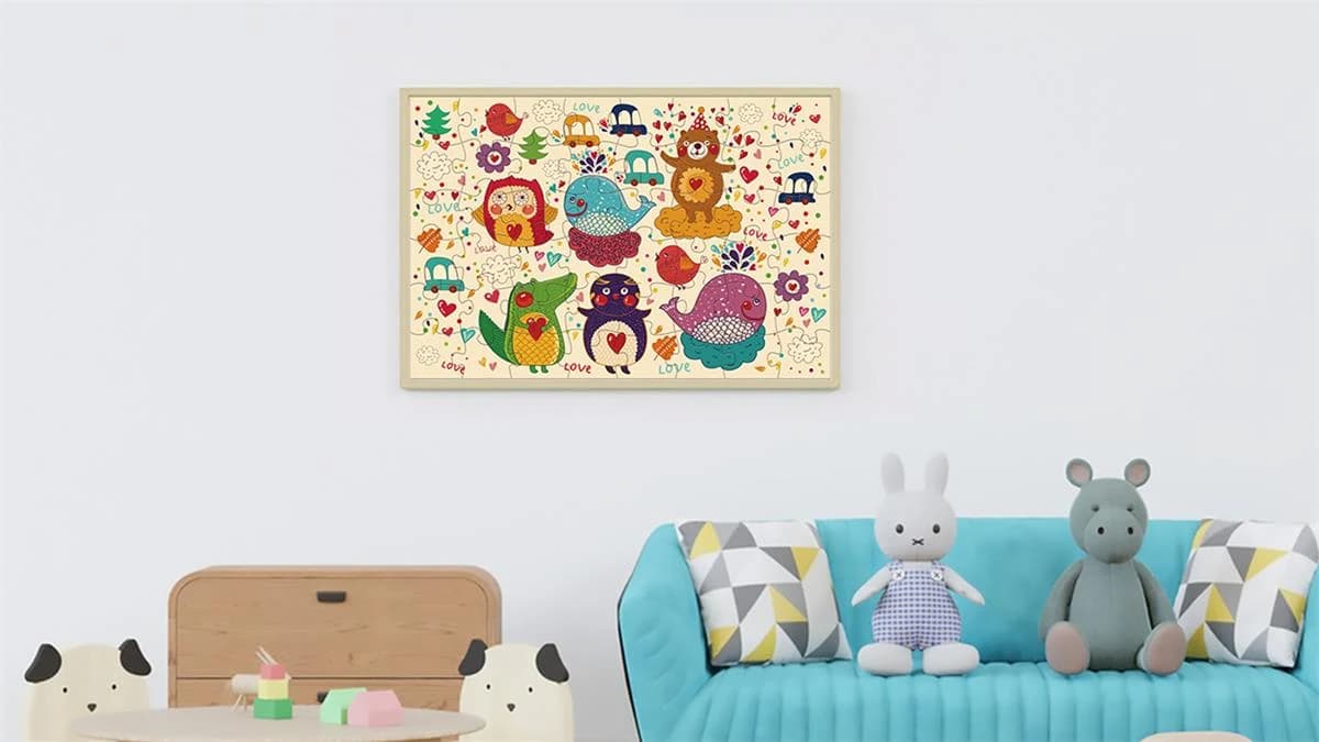 48 pieces ink super large Jigsaw floor Puzzles For kids ZC-9200 — original detail illustration