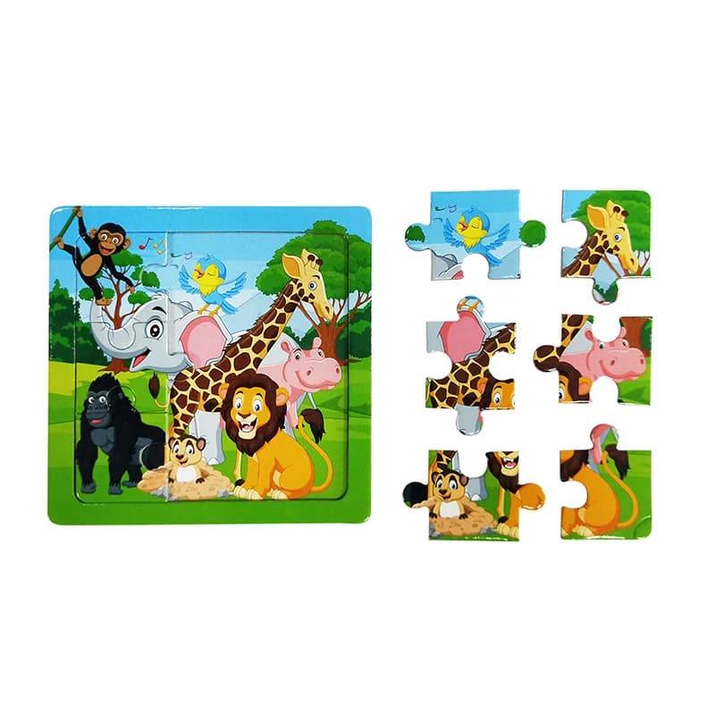 9 pieces ink with sequence number on back tray Jigsaw Puzzles for kids ZC-14001 — original catalogue image 1