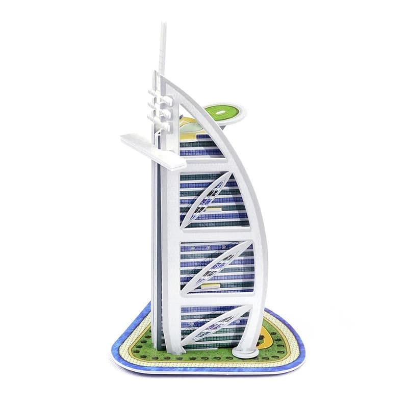 Dubai Burj Al Arab Hotel DIY 3D Puzzle Set Model Kit Toys for Kids ZCB668 — original catalogue image 1
