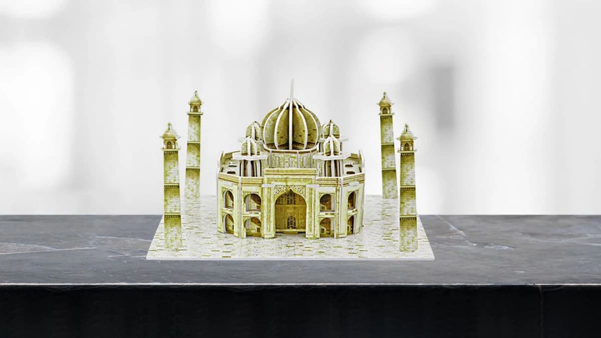 Hot selling India’s TajMahal model DIY 3D Puzzle Toys for Kids ZCB668-1 — original detail illustration