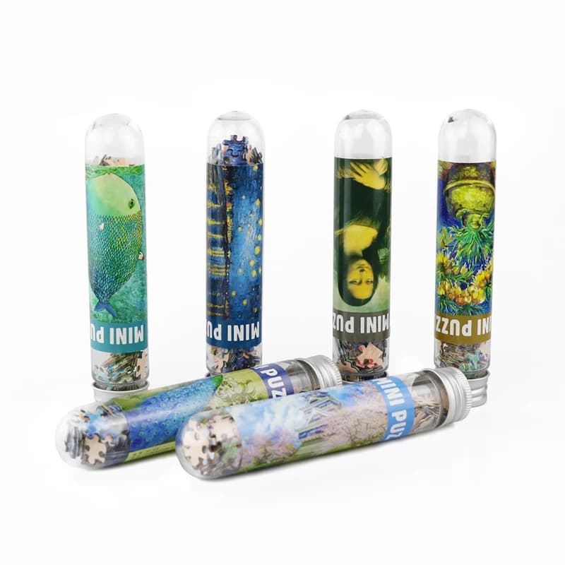 150 pieces Portable tube bottle packing Jigsaw Puzzles 12 sets ZC-JS001 — original catalogue image 1