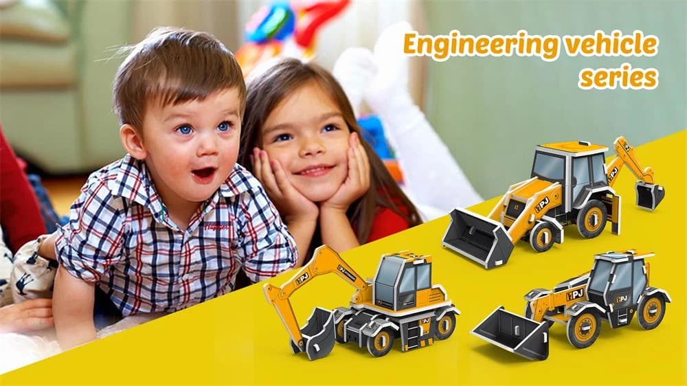 direct promotional 3d Foam Puzzle vehicles series ZC-T007 — original detail illustration