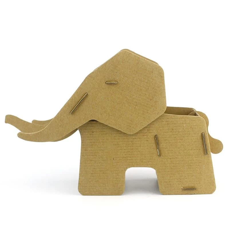 Unique Design Elephant Shaped Pen holder 3D Puzzle CC124 — original catalogue image 1