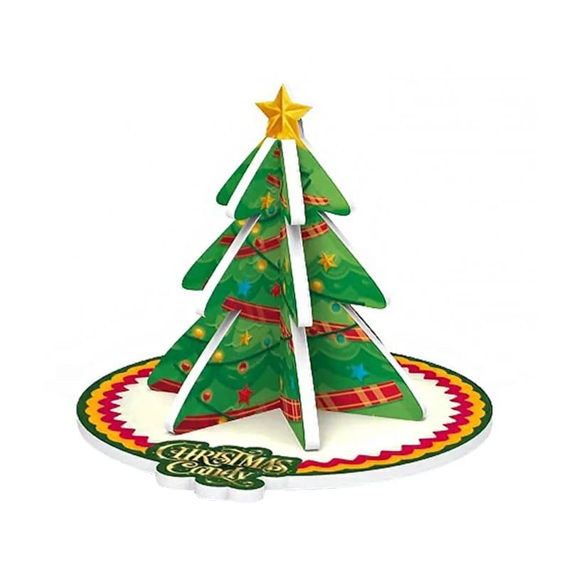 3D Assembly Small Christmas ornaments Puzzles For Kids food package free gifts ZC-C020 — original catalogue image 1