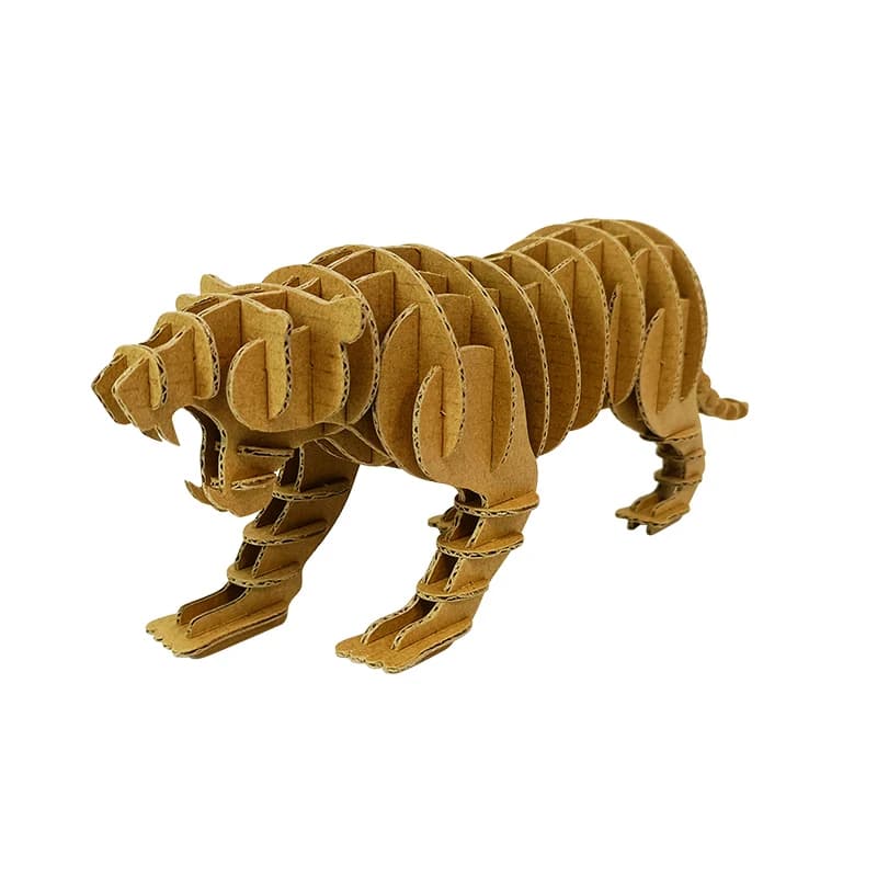 Tiger 3D Cardboard Puzzle Kit Self-Assemble Toy CA187 — original catalogue image 1