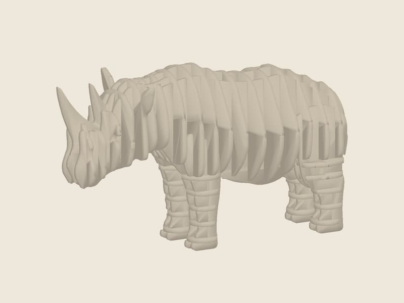 Rhino supplier model render