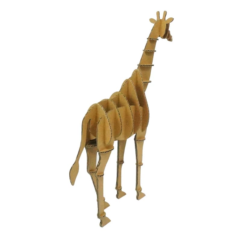 giraffe design model DIY cardboard 3D puzzle CS158-1 — original catalogue image 1